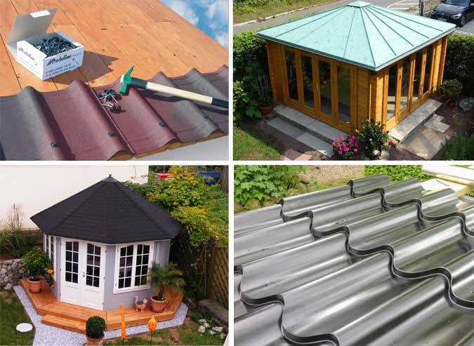 boog achterzijde Blij Het kiezen van de juiste dakbedekking voor een tuinhuis