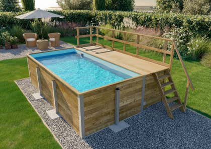 aardbeving Onophoudelijk Dezelfde Opbouw zwembaden| Outdoor-pool voor de tuin kopen